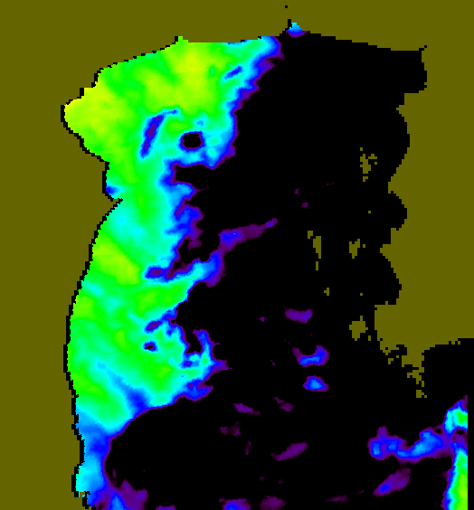 MODIS Aqua 2007/11/10 SST