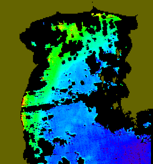 MODIS Aqua 2007/11/15 CHL