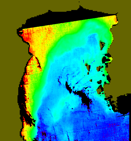 MODIS Aqua 2007/11/17 CHL