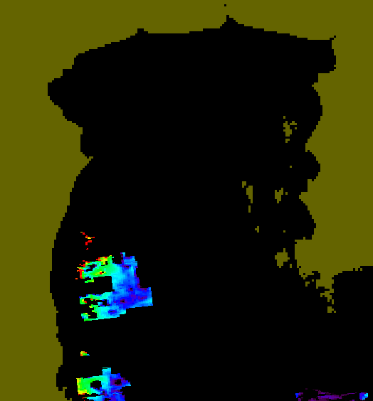 MODIS Aqua 2007/11/18 CHL