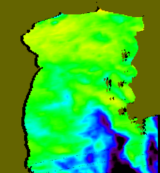 MODIS Aqua 2007/11/21 SST