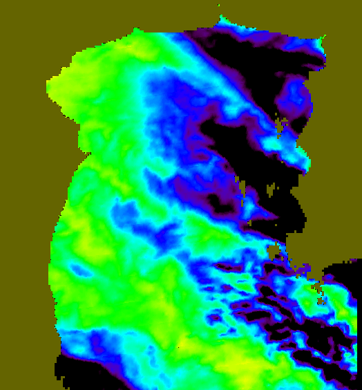 MODIS Aqua 2007/11/22 SST