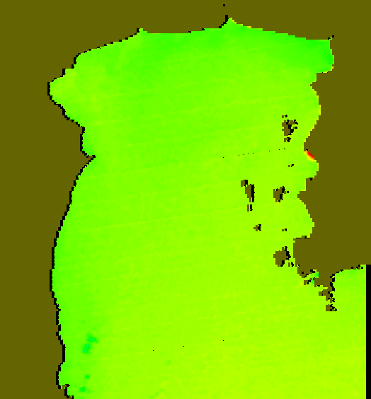 MODIS Aqua 2007/12/1 SST