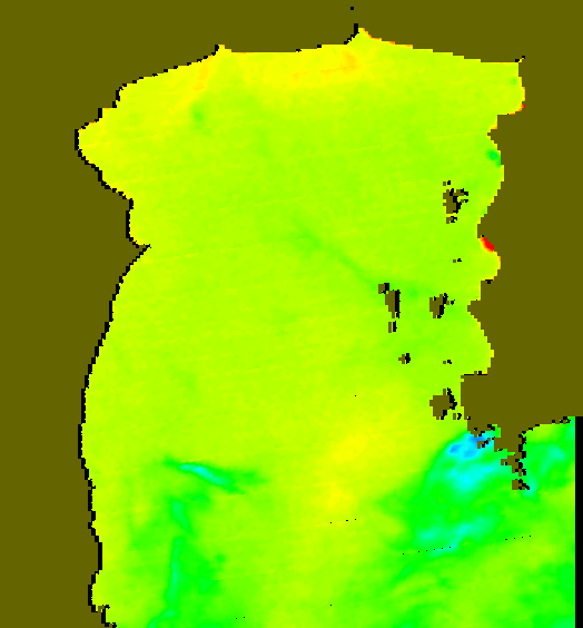 MODIS Aqua 2007/12/17 SST