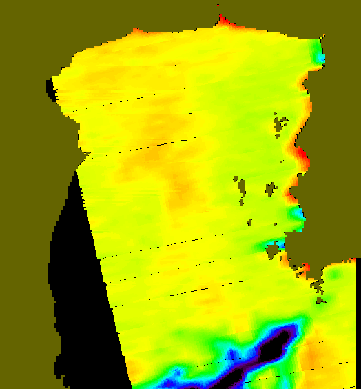 MODIS Aqua 2007/12/25 SST