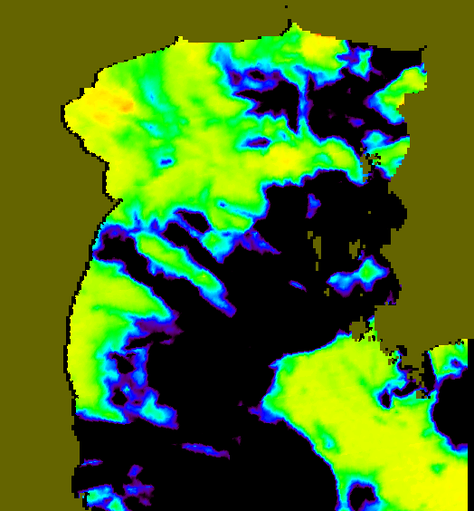 MODIS Aqua 2007/12/28 SST