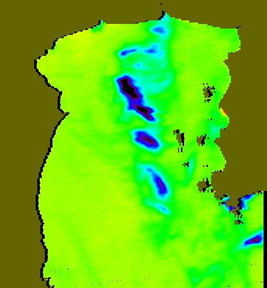 MODIS Aqua 2007/12/31 SST